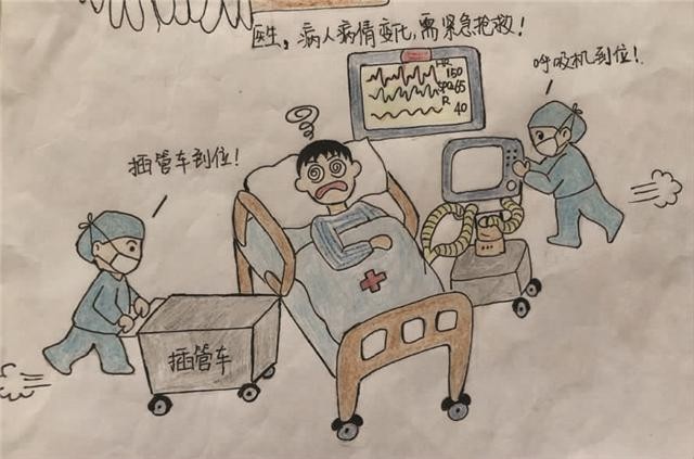 萌萌哒!桐乡一名护士手绘漫画给重症患者讲解病情
