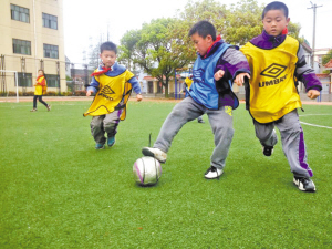 北仑区霞浦学校:让每个学生都有一个足球梦