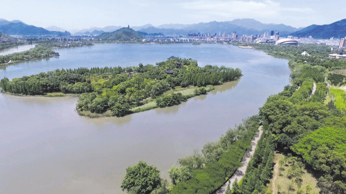 临海又添一道美丽新景 灵湖湖心岛将于本月底开放