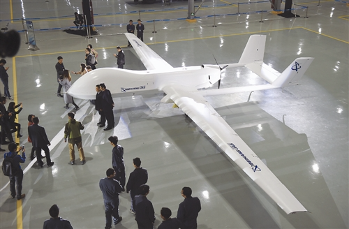 长鹰系列之天鹰无人机首架机在台州总装下线