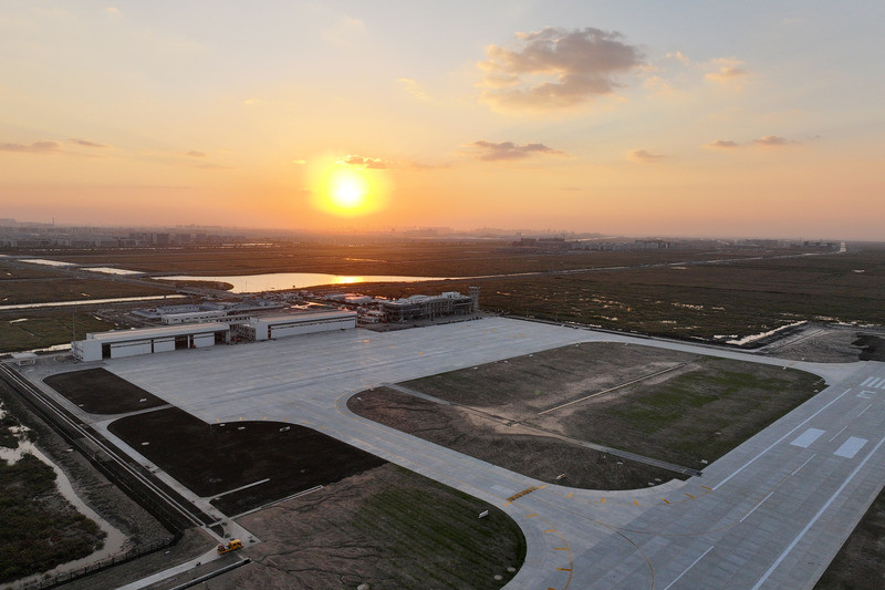 宁波前湾新区通用航空机场“振翅待飞”