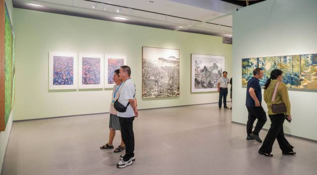 天目山艺术展来袭 近百幅画作开启自然治愈之旅