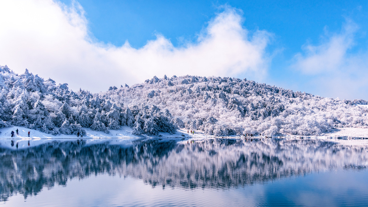 雪景如画引客来