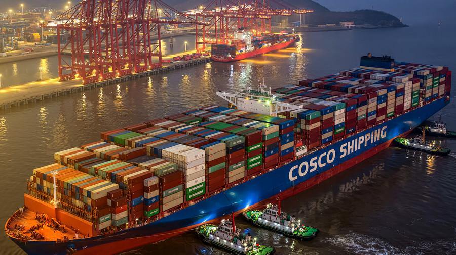 宁波舟山港：金塘港区首迎“带货王”