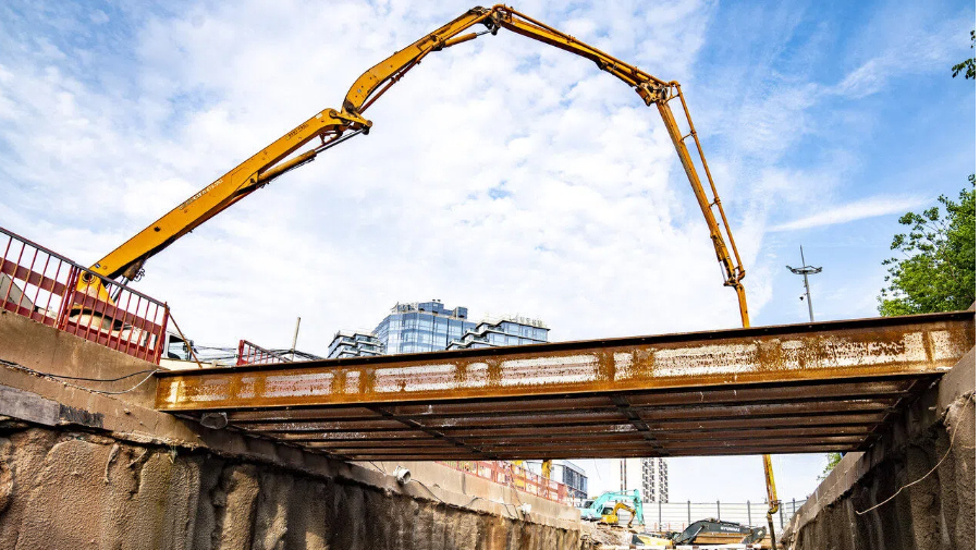 金华：市区首条湖底隧道工程主体结构全部完工