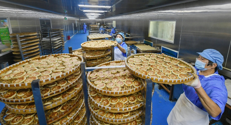 义乌红糖月饼“出炉”