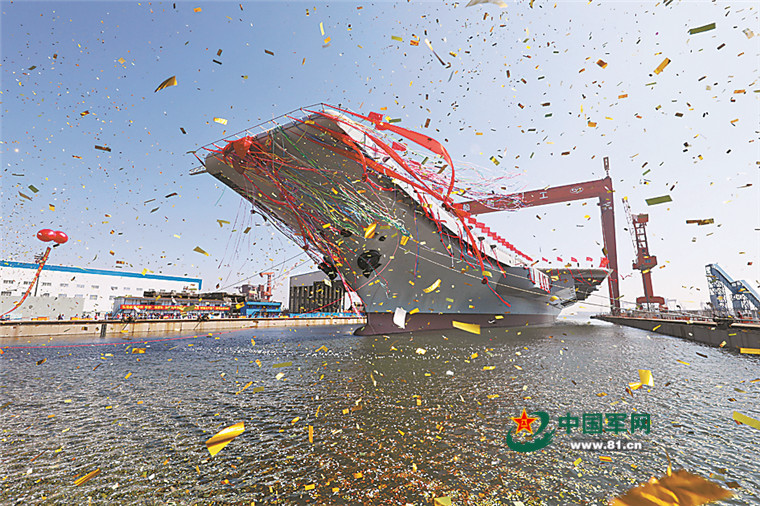 第一艘国产航母下水