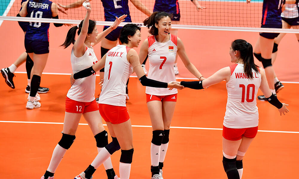 3:0击败日本 中国女排亚运会卫冕成功