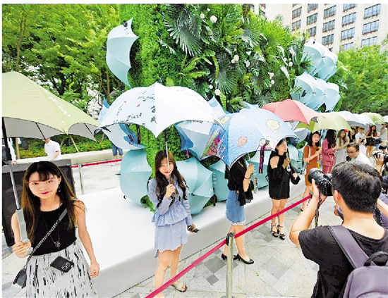 共享雨伞进杭城（组图）