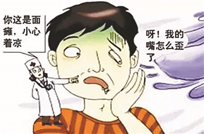 半天专家门诊 来了五位面瘫小患者