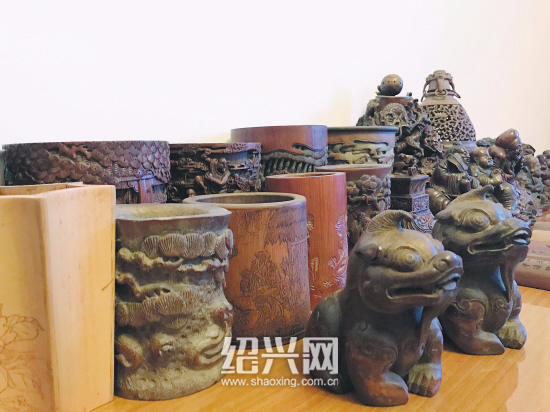 数百件竹雕想和大众分享他想建个小型博物馆-浙江新闻-浙江在线