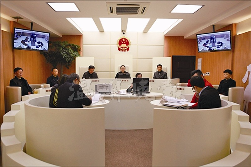 全国首创,拥有自主知识产权的"合"字形瓯海区人民法院家事审判庭