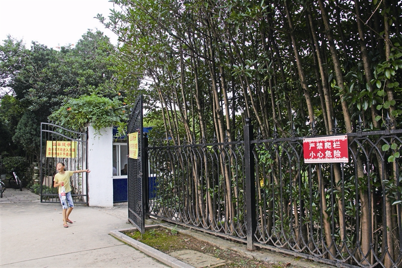 好好一座江心屿被一道铁门分东西 市民抱怨可惜了